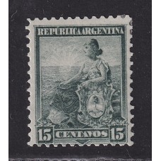 ARGENTINA 1899 GJ 267 ESTAMPILLA DENTADO MIXTO NUEVA CON GOMA MUY RARO U$ 75